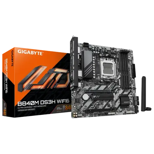 Дънна платка, GIGABYTE GB B840M DS3H WF6 / AM5 - image 7