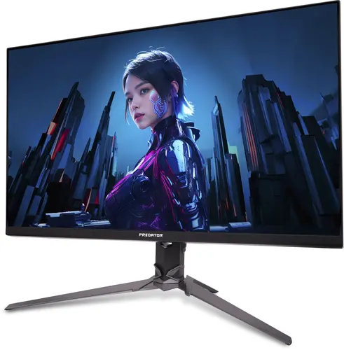Монитор, Acer Predator XB323QUPbmiiprx, 31.5'' QHD (2560x1440) IPS, ZeroFrame, 180Hz, 0.5ms (GTG Min.), HDR10, FreeSync, 250nits, 2xHDMI, Speakers, DP, Audio Out, VisionCare, Energy Class E, Black, 2Y - image 3