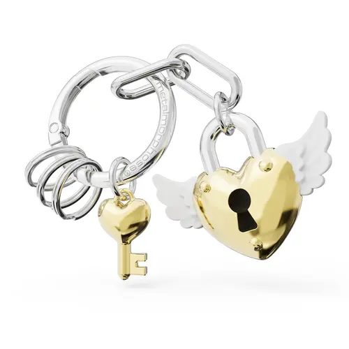 Breloc Metalmorphose, Gold Love Lock - 1