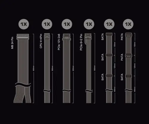 Захранващ блок ASRock PRO-750B 750W 80+ Bronze PCIE 5.1 Ready - image 3