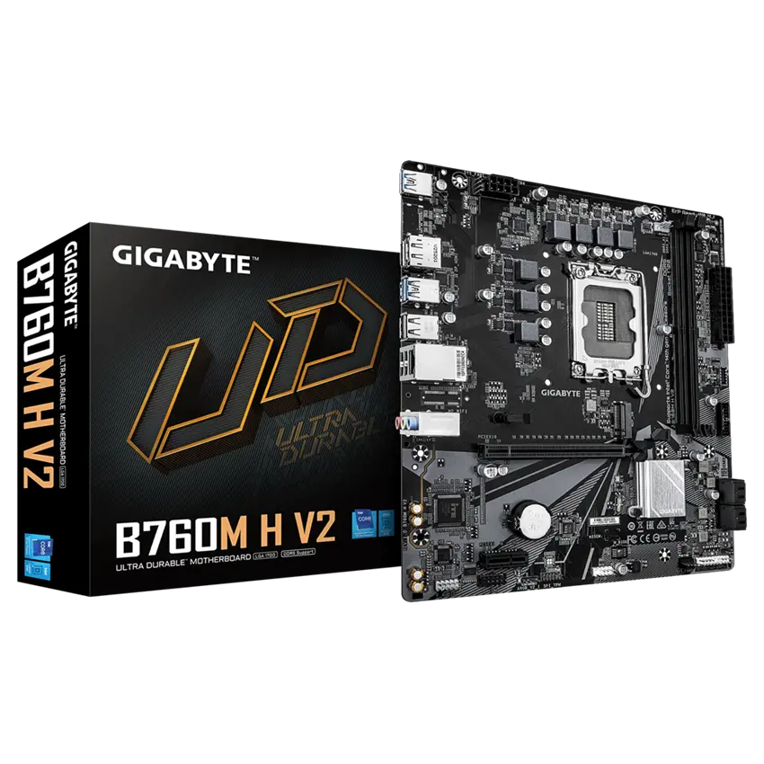 Дънна платка, GIGABYTE GB B760M H V2 / LGA1700 - image 3