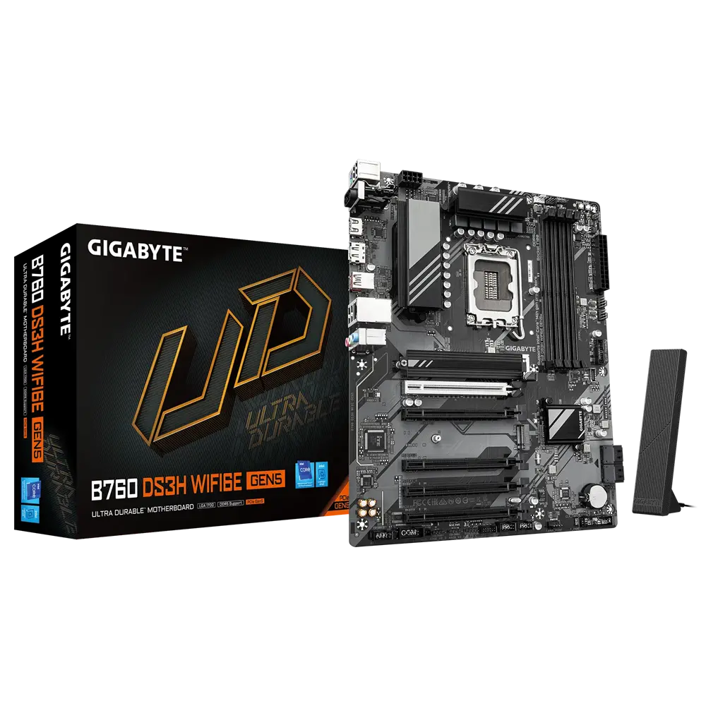 Дънна платка, GIGABYTE GB B760 DS3H WF6E GEN5/LGA1700 - image 3
