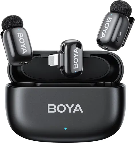Sistem de microfon fără fir BOYA Mini 2-03 cu Lightning - 1