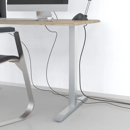 HAMA Магнитен кабелен канал, 55 см, за монтаж на крака на маса, черен - image 5