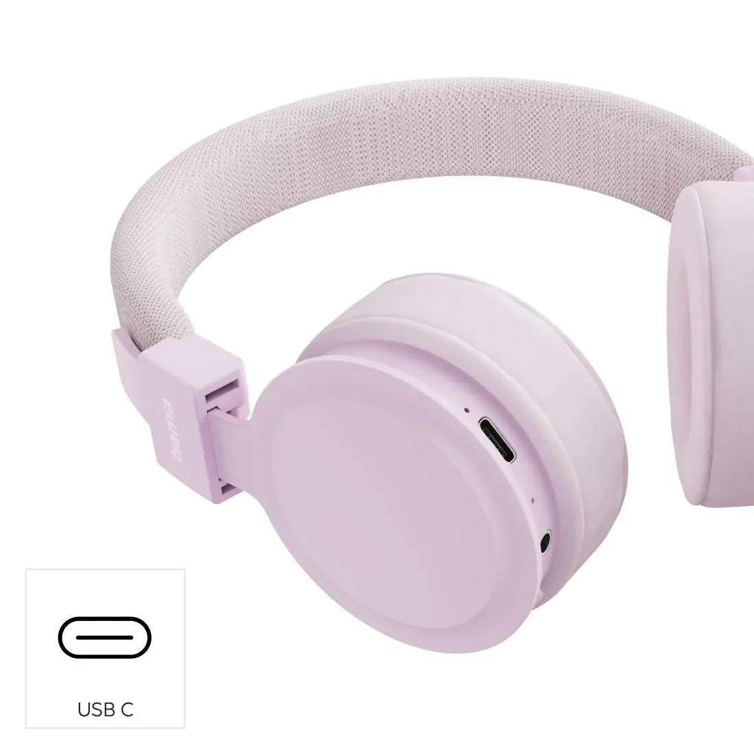 HAMA Слушалки с микрофон "Freedom Lit III" Bluetooth, On-Ear , розови - image 12