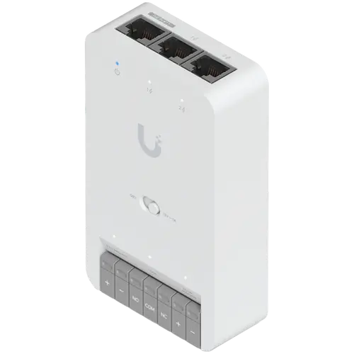 Ubiquiti UA-HUB-DOOR-MINI Compact Access Control Hub for a single door, Connect and power via PoE++