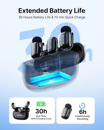 Sistem de microfon wireless BOYA Mini 2-02 cu USB-C - 5