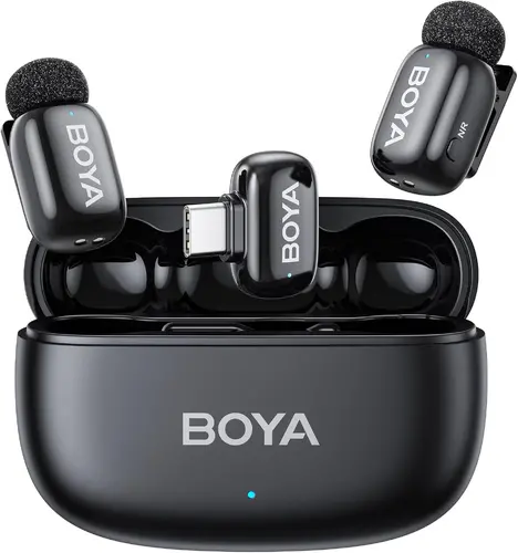 Ασύρματο σύστημα μικροφώνου BOYA Mini 2-02 με USB-C - 1