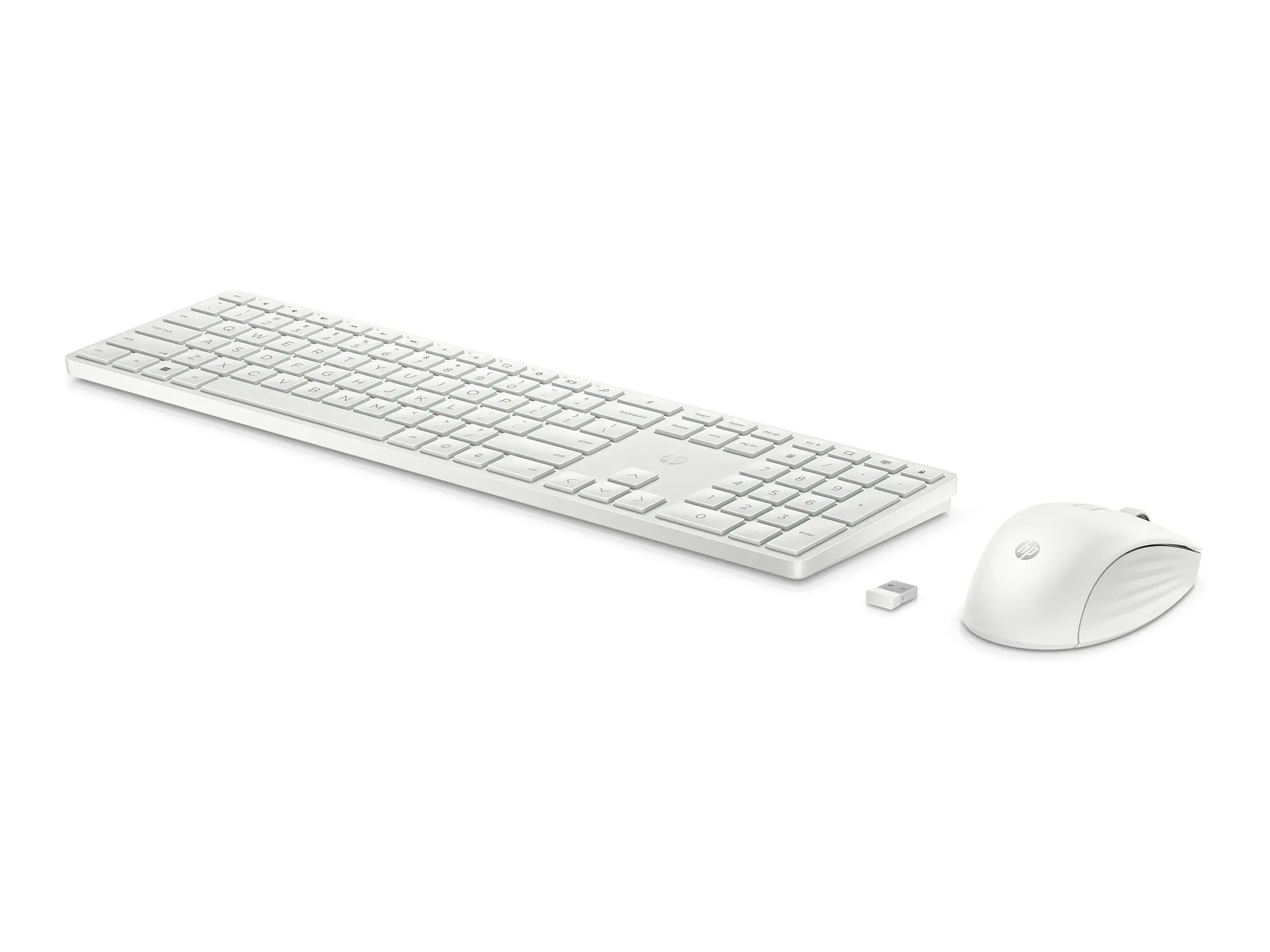 HP 655 White Wireless Keyboard and Mouse Combo - image 1