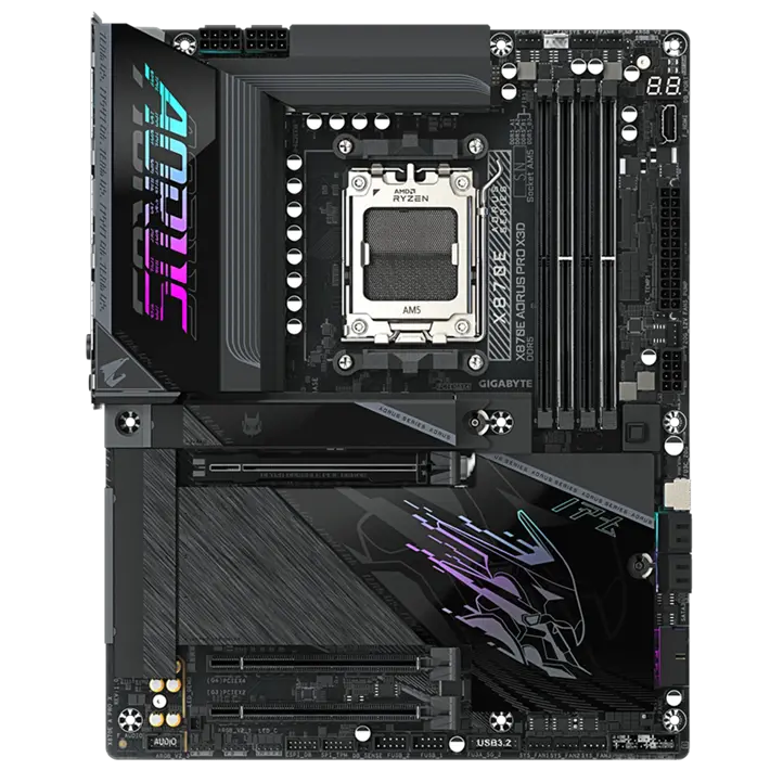 Дънна платка, GIGABYTE GB X870E AORUS PRO X3D ICE