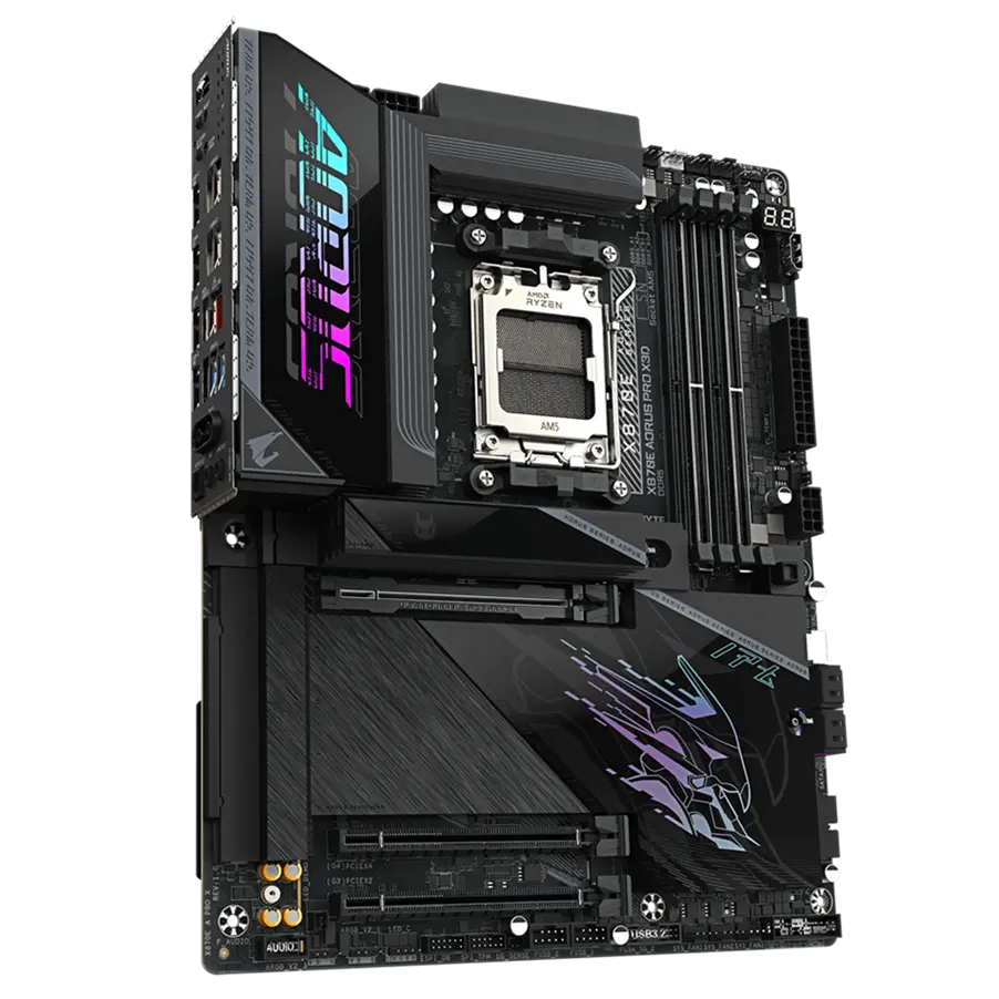 Дънна платка, GIGABYTE GB X870E AORUS PRO X3D ICE - image 1