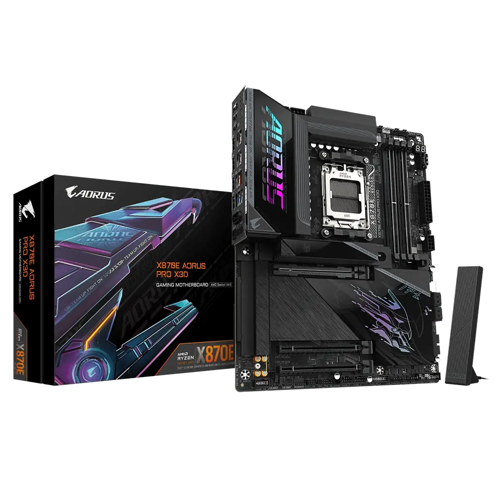 Дънна платка, GIGABYTE GB X870E AORUS PRO X3D ICE - image 4