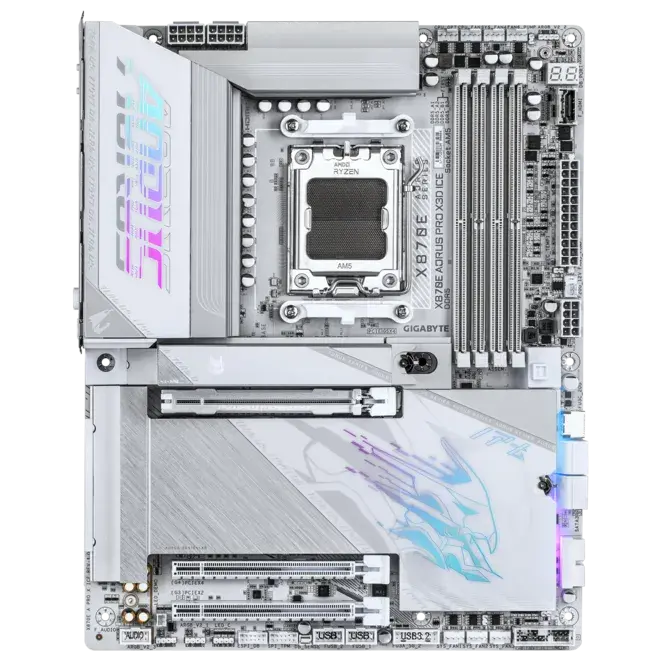 Дънна платка, GIGABYTE GB X870E AORUS PRO X3D ICE - image 6