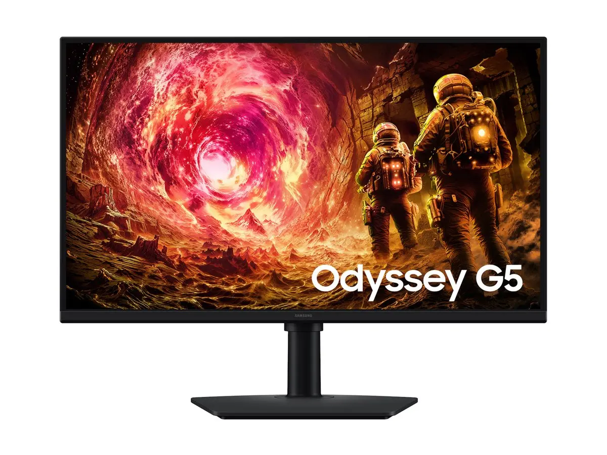 Монитор, Samsung 27FG502 27" Odyssey G5 QHD IPS 180Hz 1ms 2560x1440 DP HDMI Black - image 1