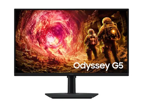 Монитор, Samsung 27FG502 27" Odyssey G5 QHD IPS 180Hz 1ms 2560x1440 DP HDMI Black - image 1