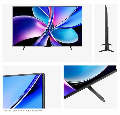 Τηλεόραση, Hisense 65" E7Q Pro, 4K Ultra HD 3840x2160, QLED, Quantum Dot, 144Hz, HDR 10+ adaptive, HLG, Dolby Vision, DTS Virtual X, Smart TV, WiFi - 5
