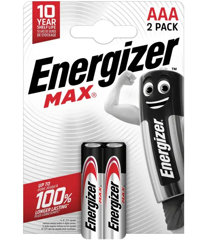 АЛКАЛНИ БАТЕРИИ ENR MAX ALKALINE AAA CHP2 ENERGIZER