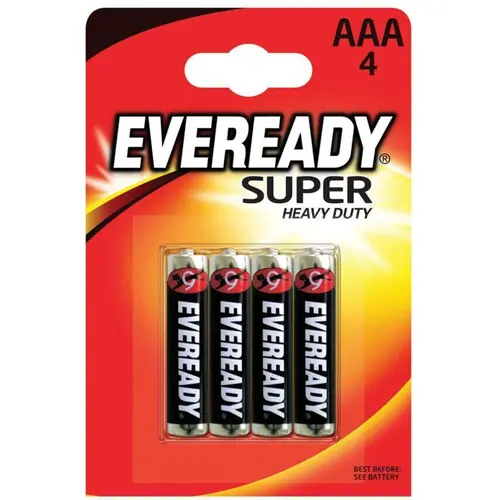 ЦИНКОВИ БАТЕРИИ EVEREADY SHD AAA BP4 ENERGIZER