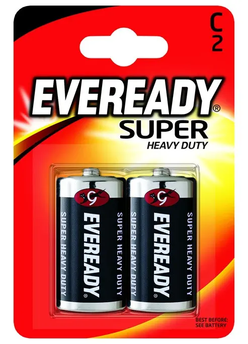 ЦИНКОВИ БАТЕРИИ EVEREADY SHD C BP2 ENERGIZER