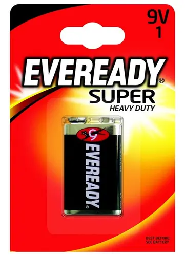 ЦИНКОВА БАТЕРИЯ EVEREADY SHD 9V BP1 ENERGIZER