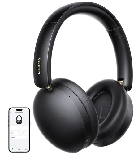 BLUETOOTH СЛУШАЛКИ HP205 StudioMax2 UGREEN - ЧЕРНИ - image 1