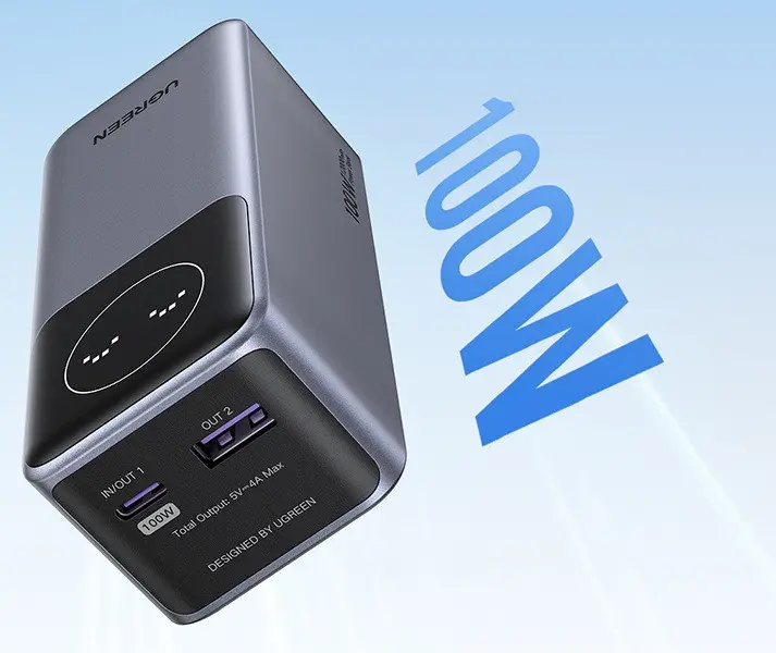 ВЪНШНА БАТЕРИЯ PB724 POWER BANK 12 000mAh,FAST CHARGЕ,100W UGREEN - image 2