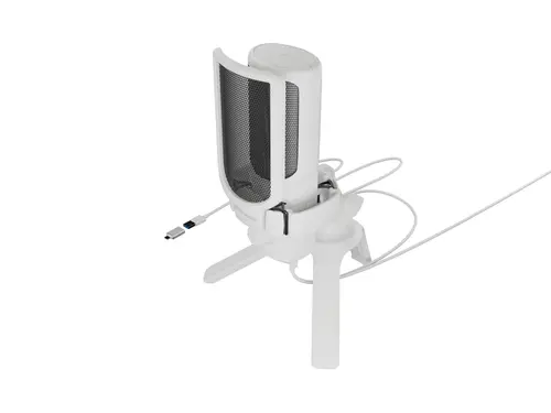 Μικρόφωνο, Genesis Radium 250 USB με βάση, λευκό - 4
