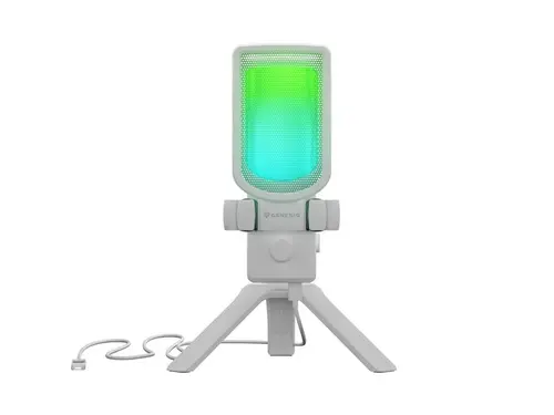 Μικρόφωνο, Genesis Radium 250 USB με βάση, λευκό - 1