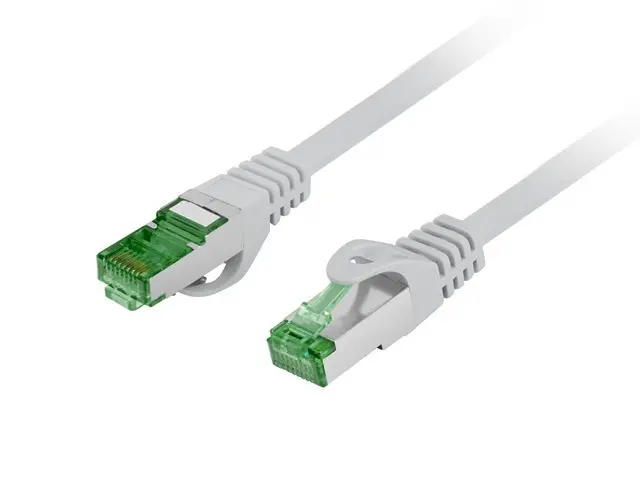 Кабел, Lanberg patch cord CAT.7 S/FTP LSZH CU 1m, grey