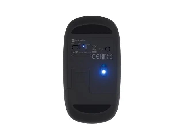 Мишка, Natec Mouse Lark Wireless, 4000DPI BT 5.0 Silent Blue Sense Grey - image 6