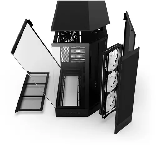Кутия NZXT H9 Flow RGB Dual-Chamber - Black - image 7