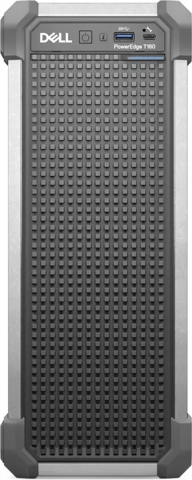 PE T160 server,3.5 Chassis x3 Cabled HDDs SAS/SATA+2x2.5 Cabled HDDs SAS/SATA,Xeon 6 Performance 6325P 3.5GHz 4C/8T 12M,16GB UDIMM 5600 ECC,PERC H355,480GB SSD SATA,BC5720 Dual Port 1Gb LOM,iDRAC 9 ENT,3Y NBD