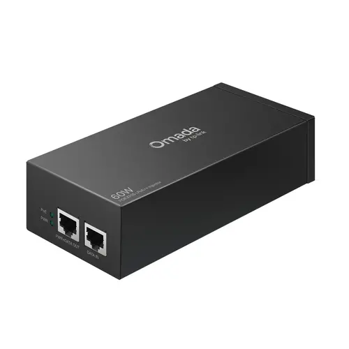 PoE Injector, TP-Link, POE370S,Omada PoE++,2x10Mbps/100Mbps/1Gbps/2.5Gbps/5Gbp - 1