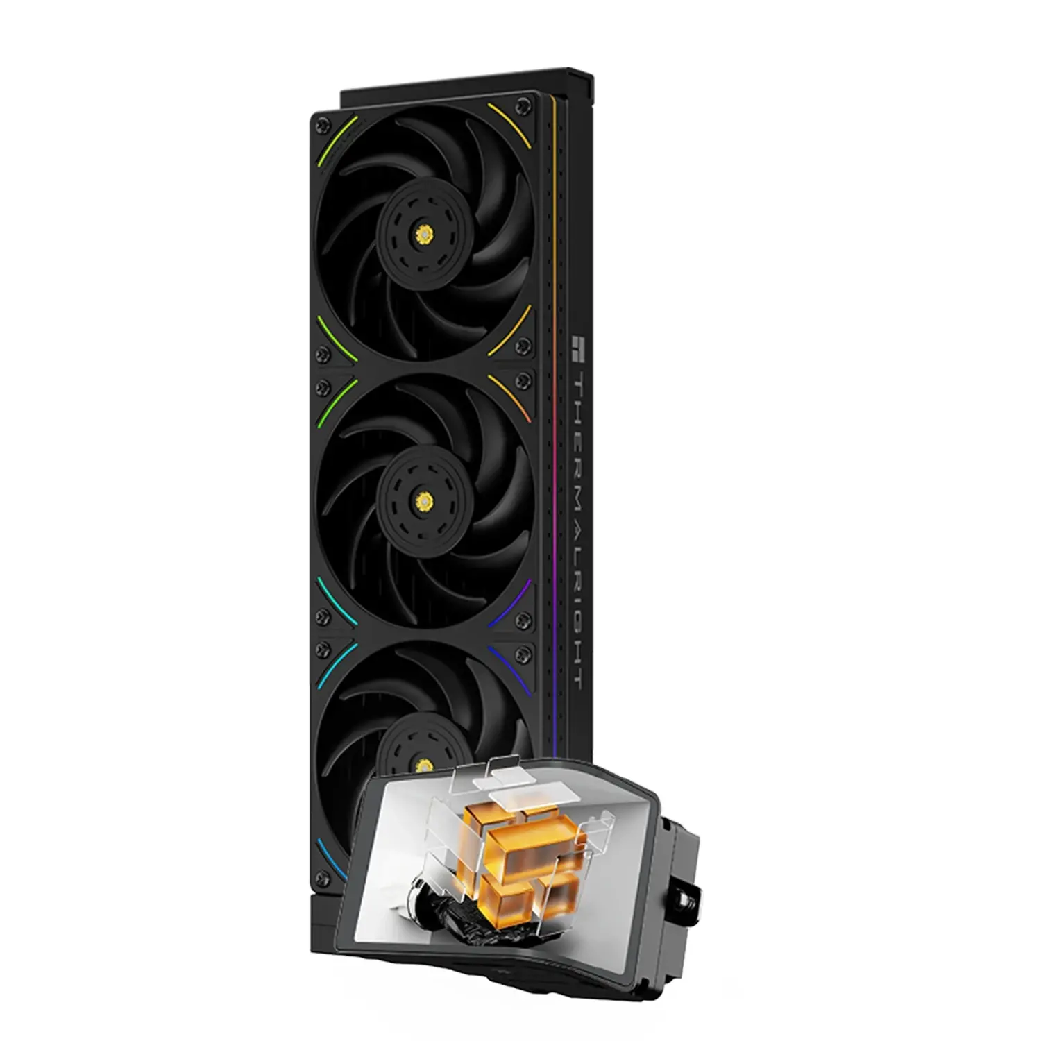 Thermalright водно охлаждане Water Cooling WONDER VISION 360 UB ARGB Black - 6.67 inch Curve OLED Display - image 1