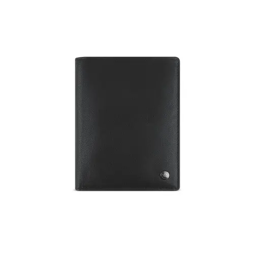 Portofel din piele Bugatti Black Magic, vertical, negru - 1