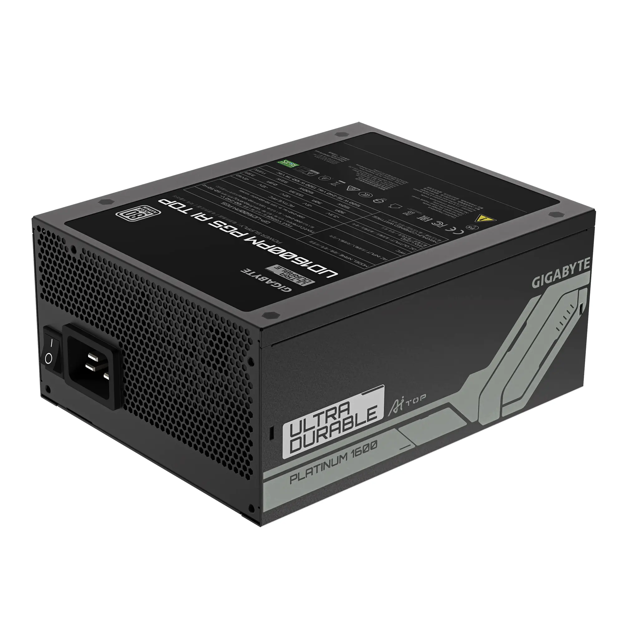 Захранващ блок Gigabyte UD1600PM PG5 AI TOP - 1600W 80+ Platinum PCIe 5.1 Ready - image 2