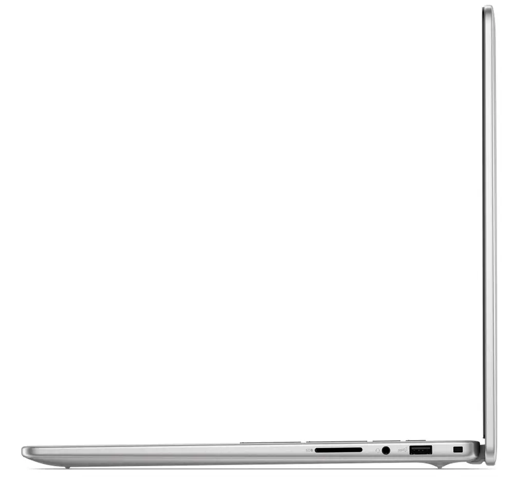 Лаптоп, Dell 16 DC16251, Intel Core 7 150U (10 cores, up to 5.4 GHz), 16.0" FHD+(1920x1200) AG 300nits, 16GB, 2x8GB, DDR5, 5200 MT/s, 512GB M.2 PCIe, Intel Graphics, Cam, FPR, Wi-Fi 6E, Backlit Kb, Win 11 Pro, Silver,Aluminium, 3Y PS - image 7