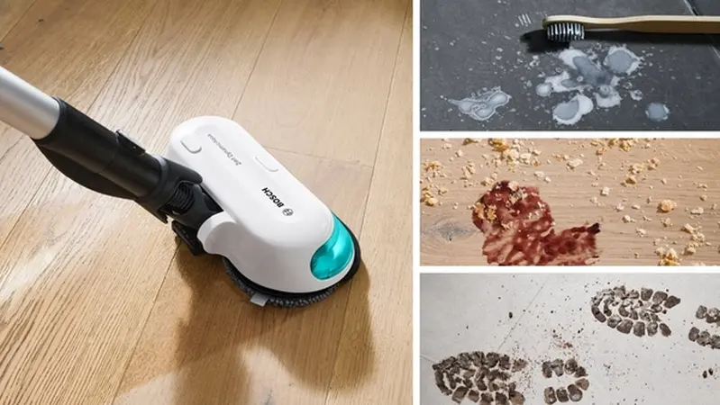 Прахосмукачка, Bosch BCS71HYG2, Cordless Handstick Vacuum Cleaner, Unlimited 7, ProHygienic Aqua, 2in1 for wet & dry cleaning, White - image 3