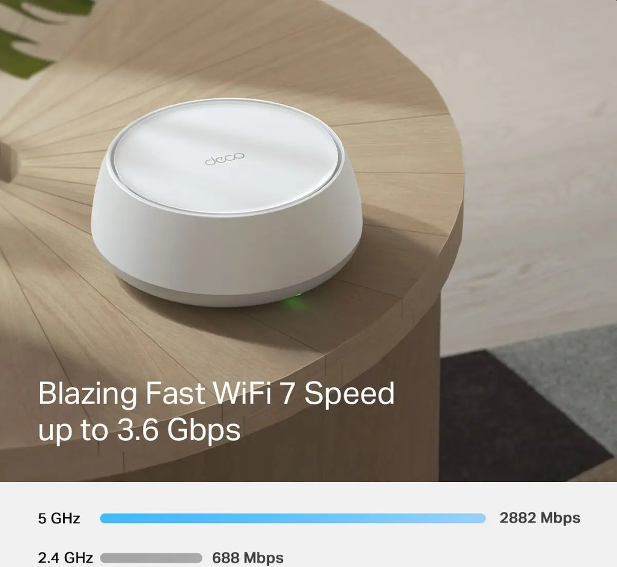 Безжичен рутер TP-LINK Deco Deco BE22(3-pack) BE3600, 2x 1GbE, Wi-Fi 7 - image 3