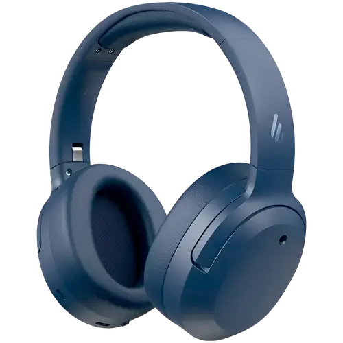 Edifier W820NB Plus v2025 Wireless Over-Ear Headphones, 40mm Dynamic Titanium-Coated Drivers, BT V6.1, ANC, Hi-Res Audio Certification, Up To 88H Battery, USB-C, Navy