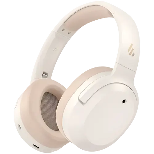 Edifier W820NB Plus v2025 Wireless Over-Ear Headphones, 40mm Dynamic Titanium-Coated Drivers, BT V6.1, ANC, Hi-Res Audio Certification, Up To 88H Battery, USB-C, Ivory - image 1