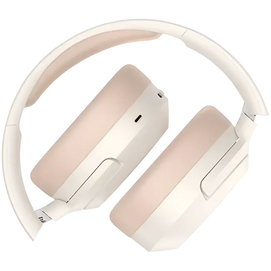 Edifier W820NB Plus v2025 Wireless Over-Ear Headphones, 40mm Dynamic Titanium-Coated Drivers, BT V6.1, ANC, Hi-Res Audio Certification, Up To 88H Battery, USB-C, Ivory - image 2