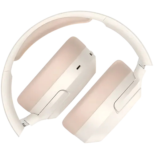 Edifier W820NB Plus v2025 Wireless Over-Ear Headphones, 40mm Dynamic Titanium-Coated Drivers, BT V6.1, ANC, Hi-Res Audio Certification, Up To 88H Battery, USB-C, Ivory - image 2