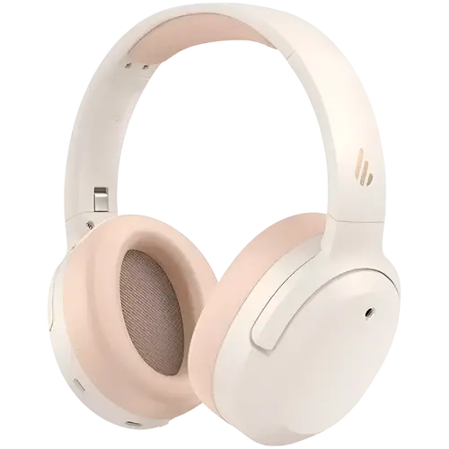 Edifier W820NB Plus v2025 Wireless Over-Ear Headphones, 40mm Dynamic Titanium-Coated Drivers, BT V6.1, ANC, Hi-Res Audio Certification, Up To 88H Battery, USB-C, Ivory