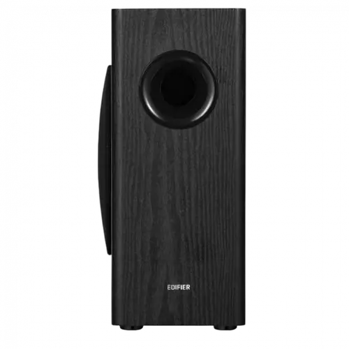 Edifier T5s Powered Subwoofer, 8-inch long-throw front-firing woofer, 70 W RMS, frequency response down to 35 Hz, RCA Signal-In , Signal-Out pass-through, low-pass filter & phase control, auto-standby feature, Black - image 1