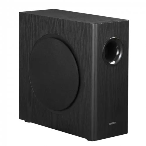Edifier T5s Powered Subwoofer, 8-inch long-throw front-firing woofer, 70 W RMS, frequency response down to 35 Hz, RCA Signal-In , Signal-Out pass-through, low-pass filter & phase control, auto-standby feature, Black - image 2