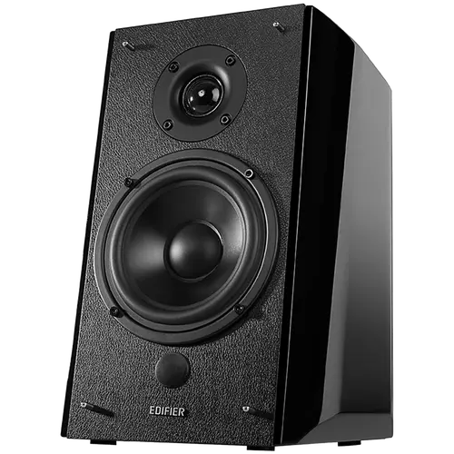 Edifier R2000DB 2.0 Bookshelf Speakers, Bluetooth, 3.5mm to RCA, Optical, 1-inch Tweeters, 5-inch Drivers, 120W (RMS), Control Knobs and Remote Control, Black - image 1