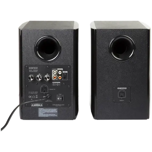 Edifier R2000DB 2.0 Bookshelf Speakers, Bluetooth, 3.5mm to RCA, Optical, 1-inch Tweeters, 5-inch Drivers, 120W (RMS), Control Knobs and Remote Control, Black - image 4