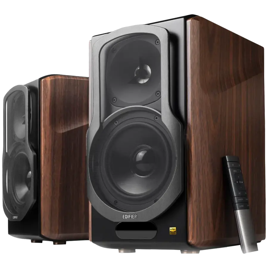 Edifier S2000MKIII Ενεργά ηχεία ραφιού, Bluetooth V5.0, Optical, Coaxial, διπλές είσοδοι RCA, planar tweeter και ντραϊβερ με διάφραγμα αλουμινίου
