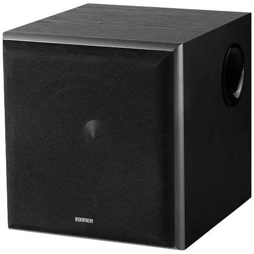 Edifier T5 Powered Subwoofer, 8" front-firing long-throw woofer, 70W RMS, low frequencies down to 38Hz, MDF cabinet with wood grain vinyl - image 1